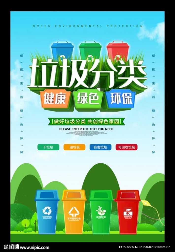 垃圾分类海报