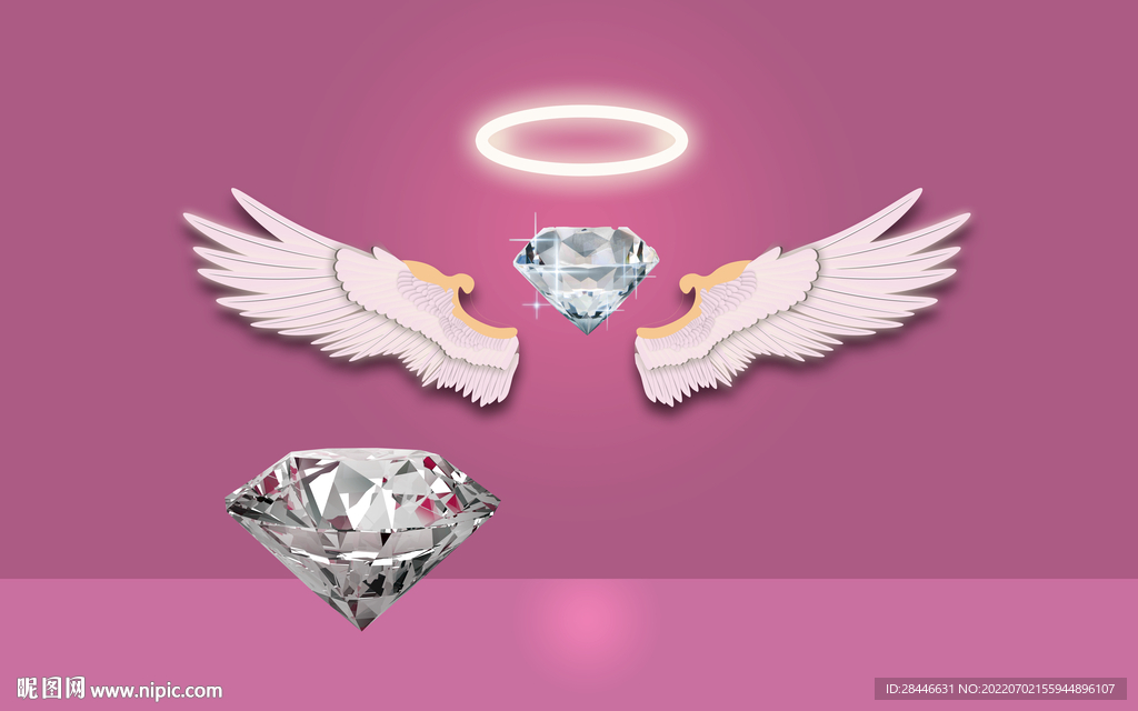 网红翅膀拍照打卡背景墙