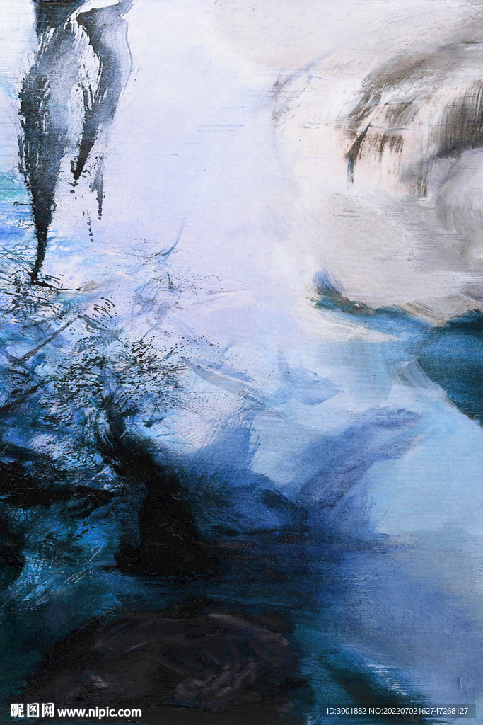 轻奢装饰画 抽象油画