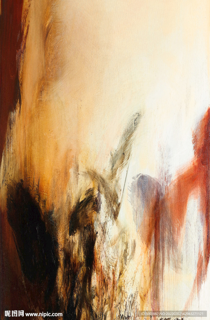 轻奢装饰画 抽象油画