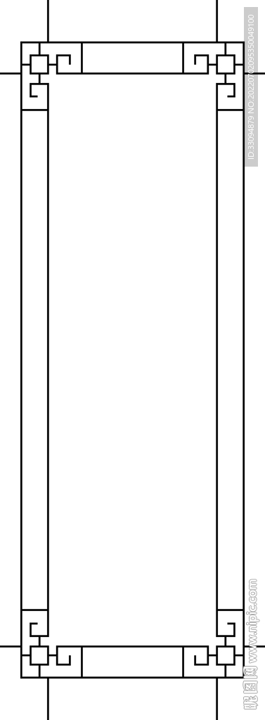 高清分层透明底平开门打印图