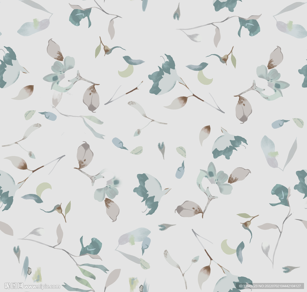 中国风 数码印花