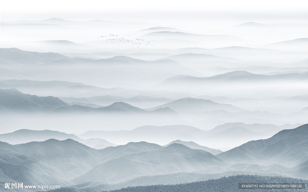 新中式山水画