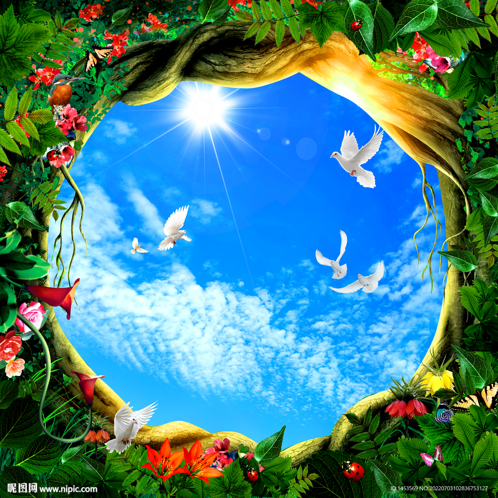 蓝天白云软膜天花