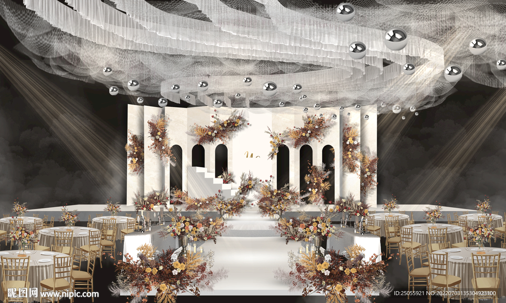 韩式香槟色婚礼