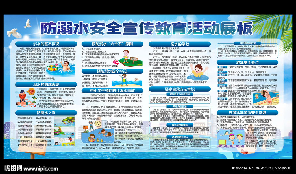 防溺水安全宣传栏