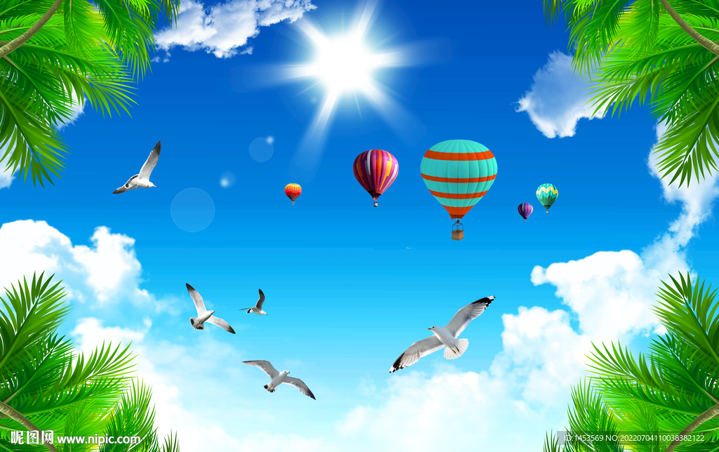 蓝天白云软膜天花