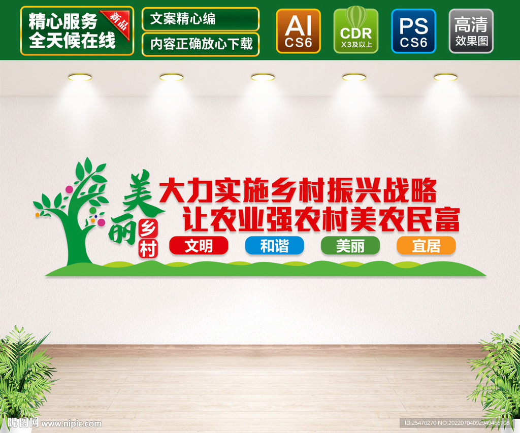 乡村振兴战略文化墙