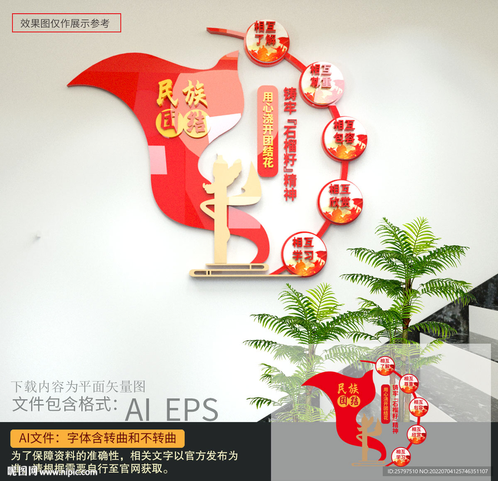 民族团结文化墙