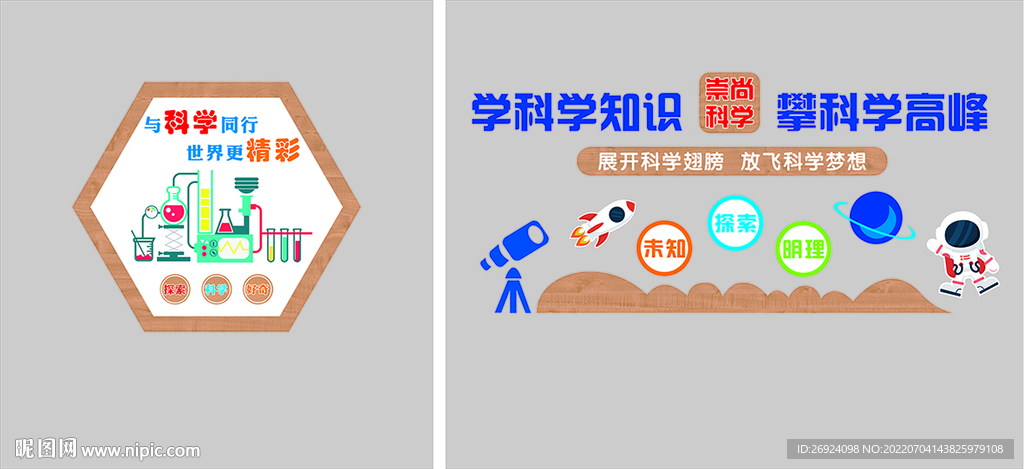 科普知识形象墙