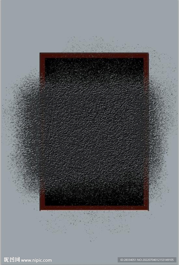 现代风抽象几何玄关装饰画
