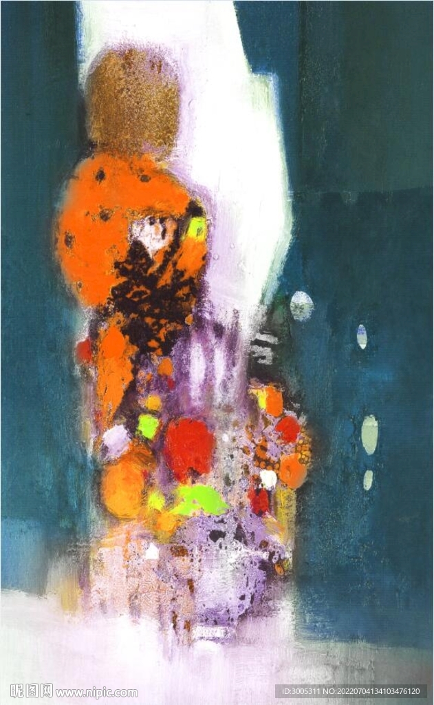 轻奢装饰画 抽象油画 水彩画