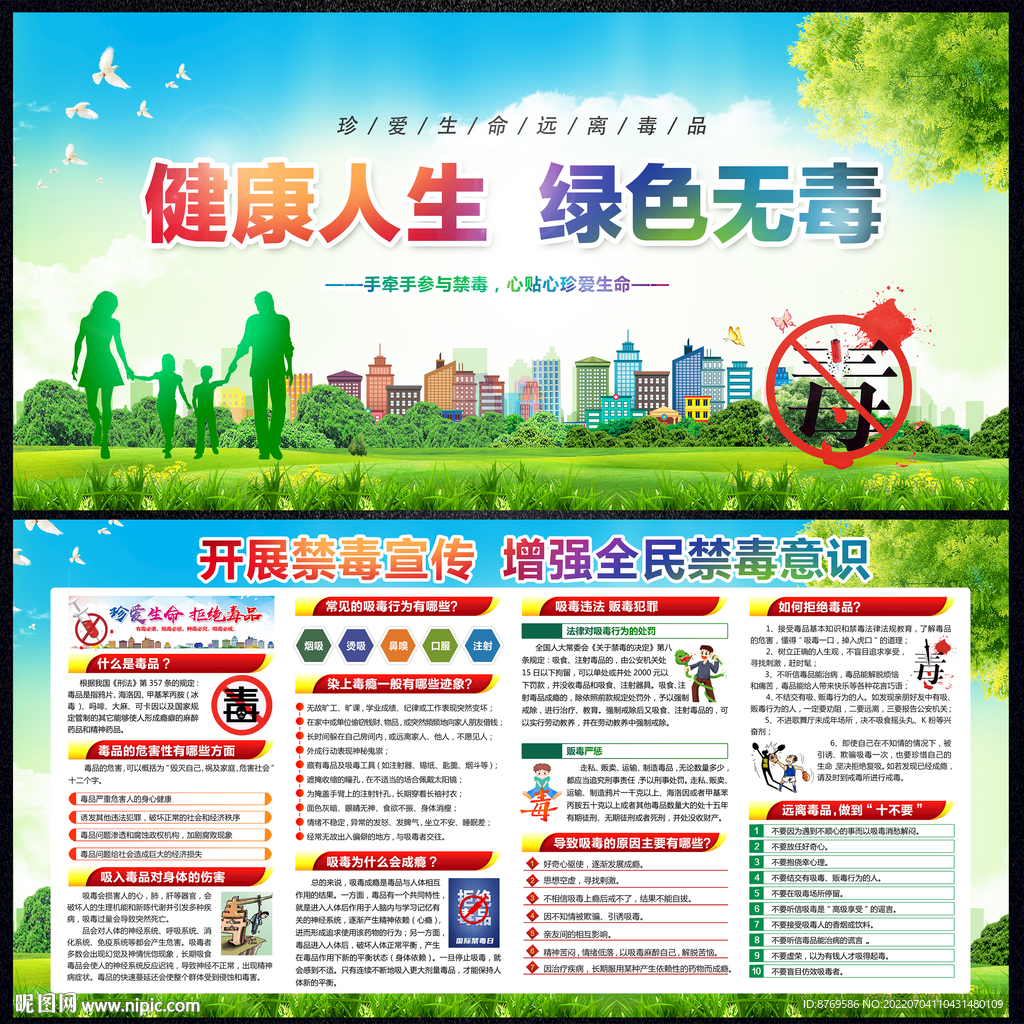 禁毒展板
