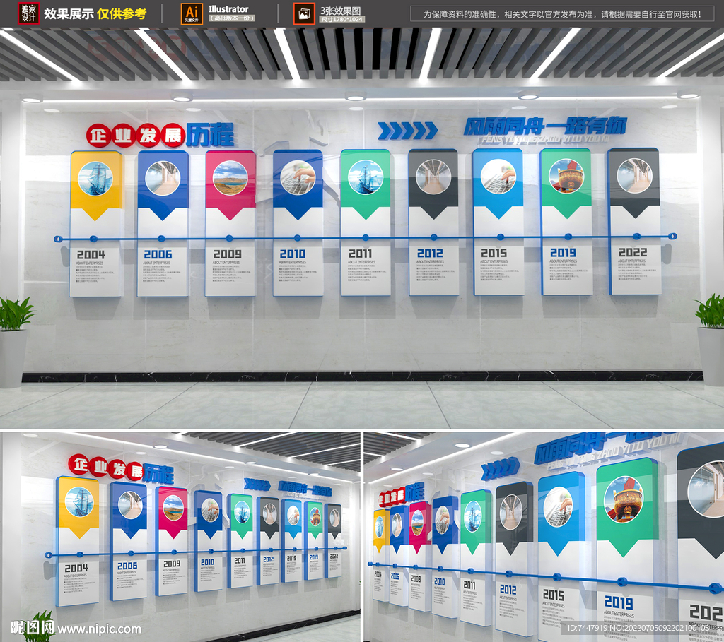 企业历程文化墙