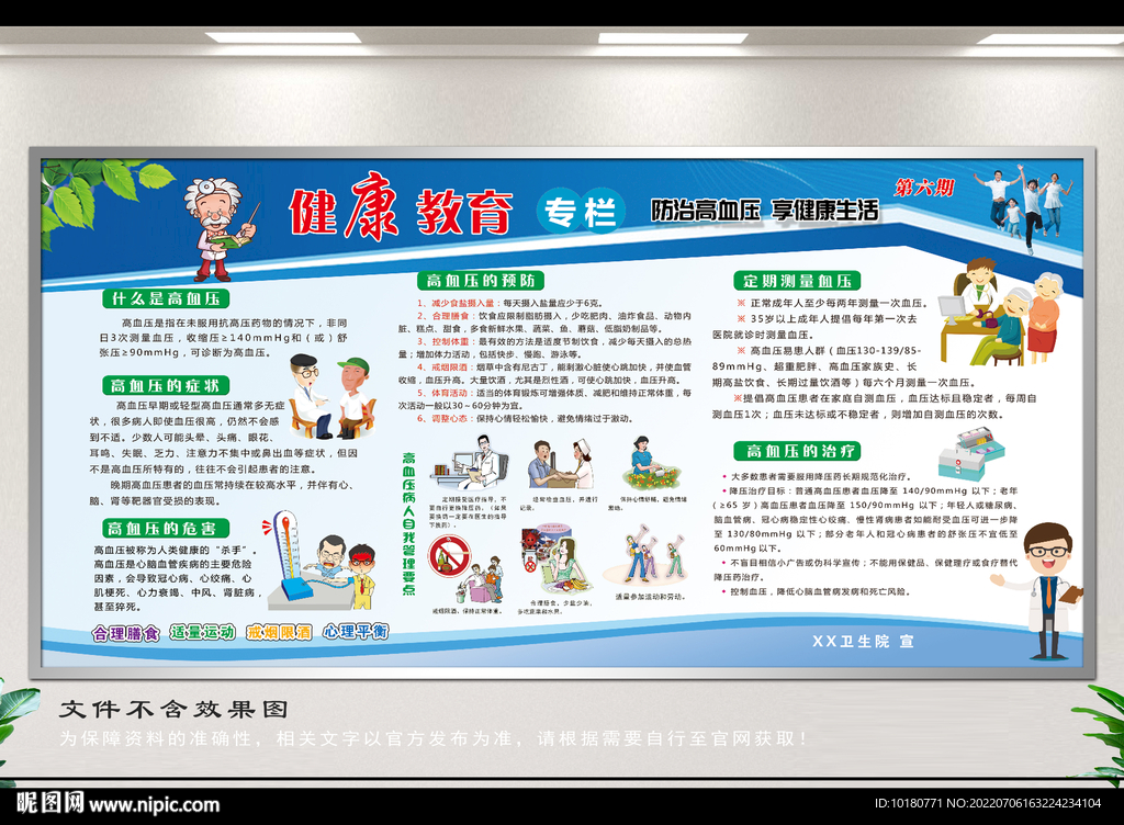 高血压健康教育宣传栏