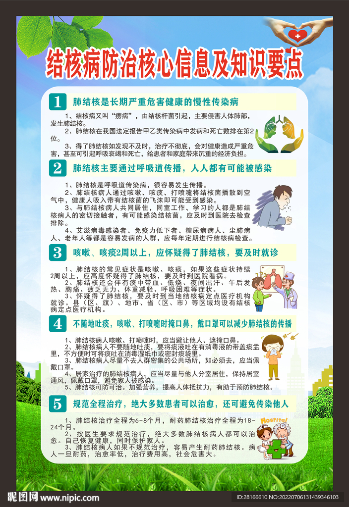 结核病防治核心信息及知识要点