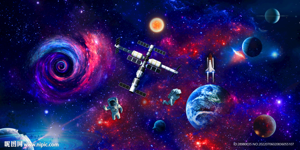 宇宙太空宇航员