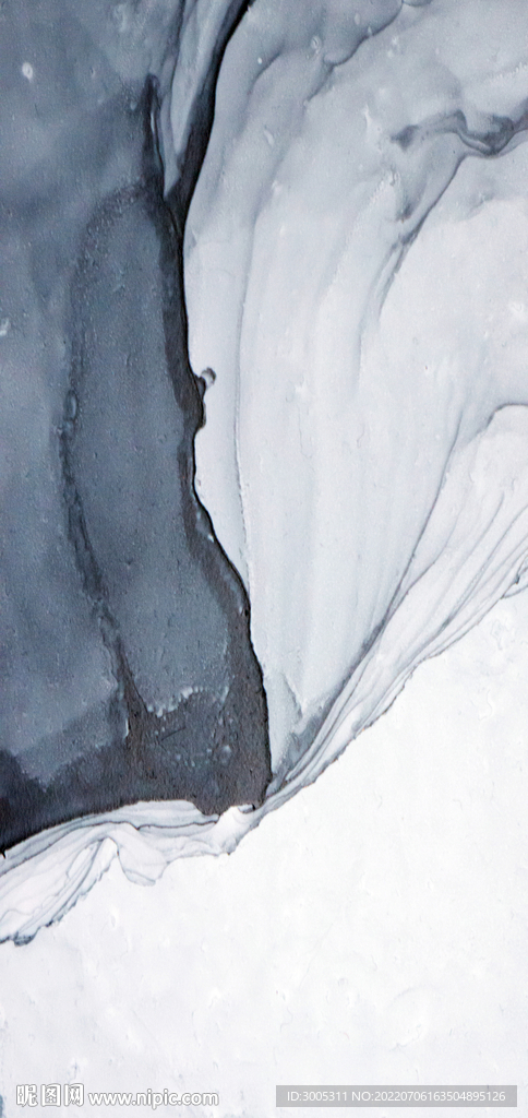 轻奢装饰画 抽象水墨画 彩绘图