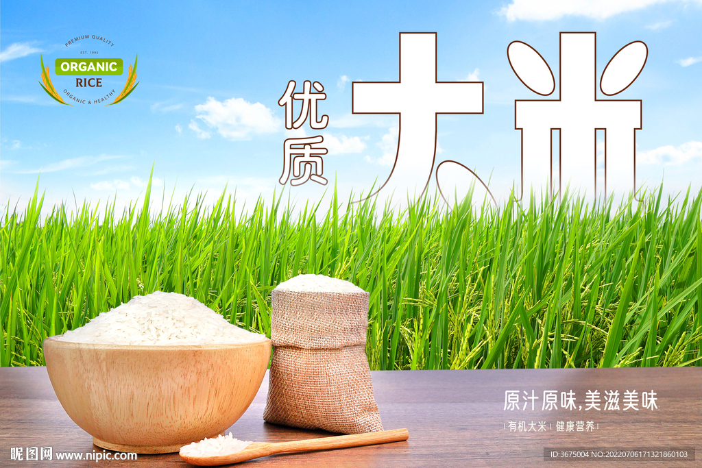 大米上市广告kv