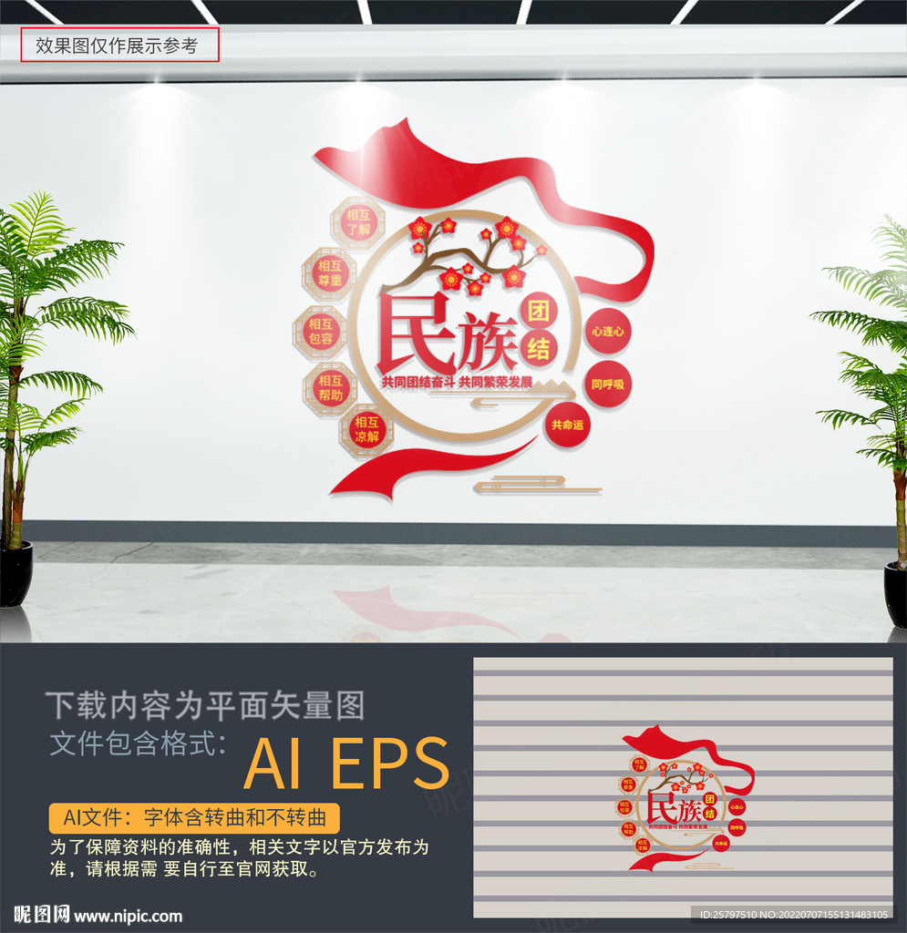 民族团结文化墙