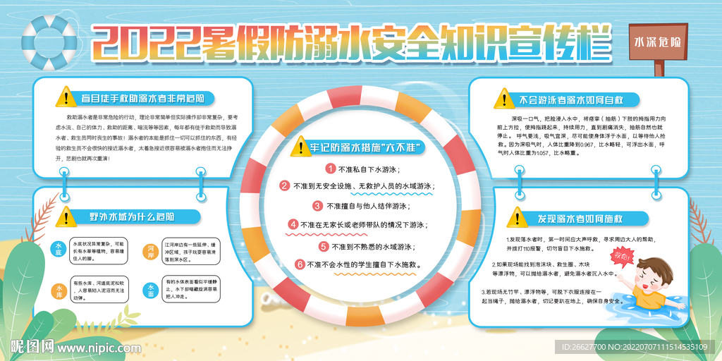 防溺水安全知识宣传