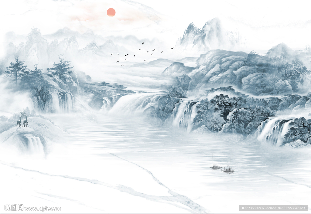 山水 