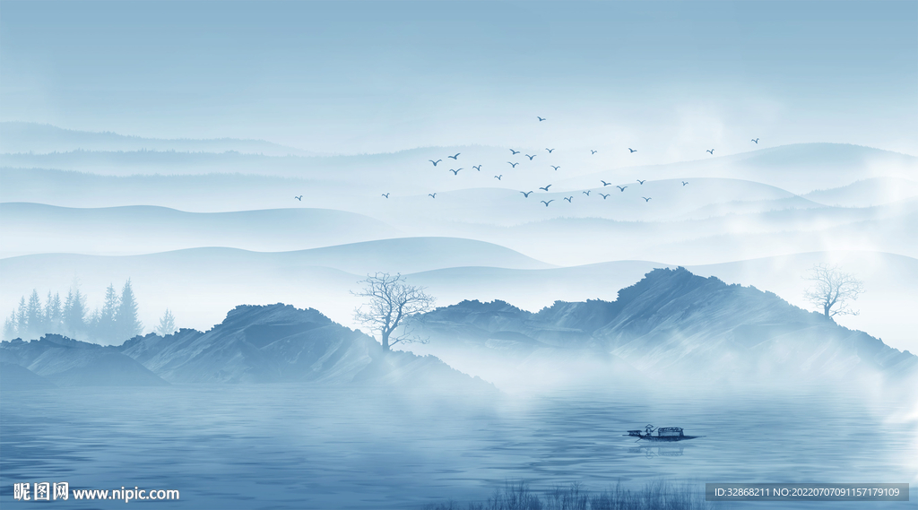 水墨画