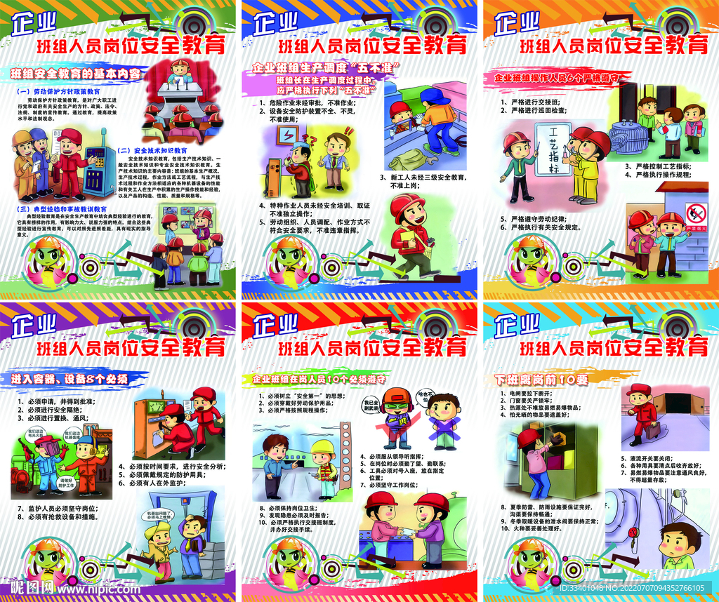企业班组人员岗位安全教育