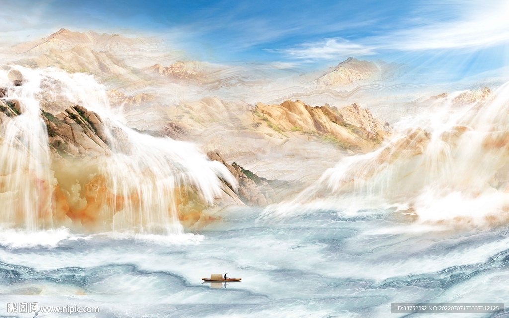 大理石电视背景墙