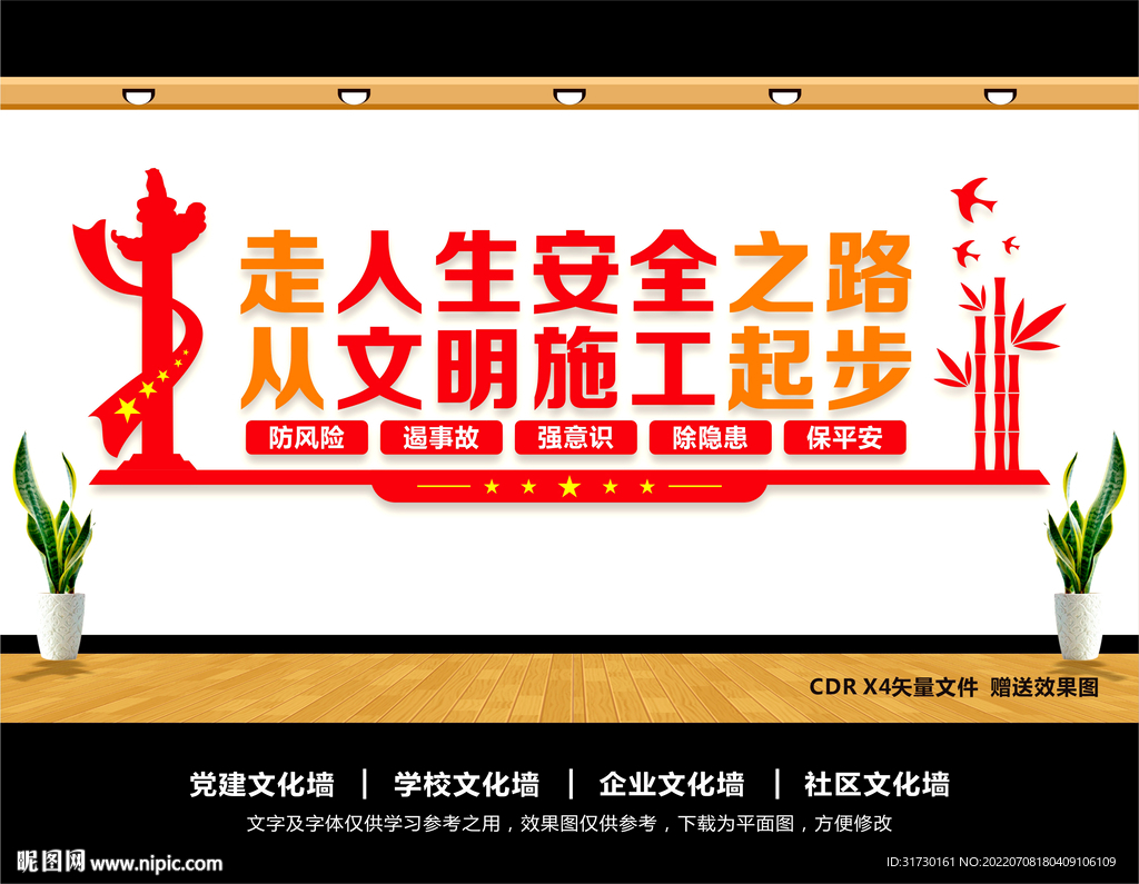 安全文明施工文化墙