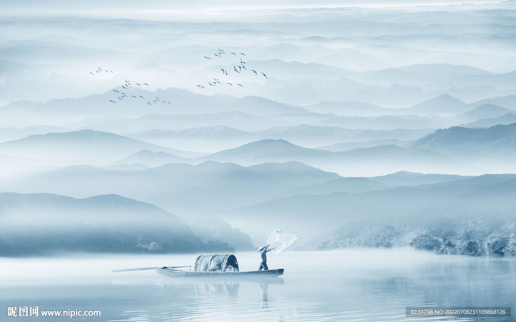 禅意山水画