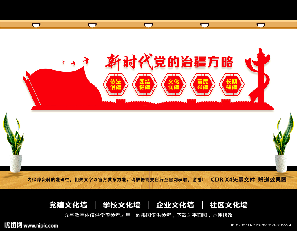 新时代党的治疆方针文化墙