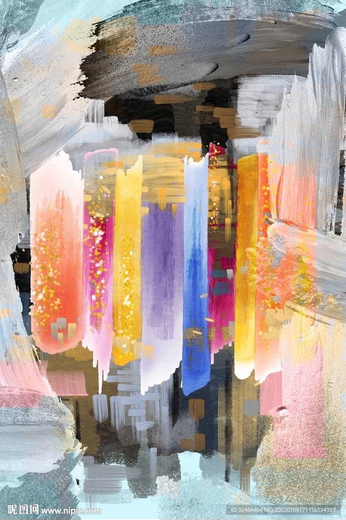 抽象油画