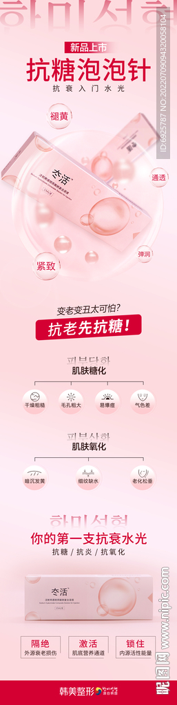 医美抗糖泡泡针新品上市详情海报