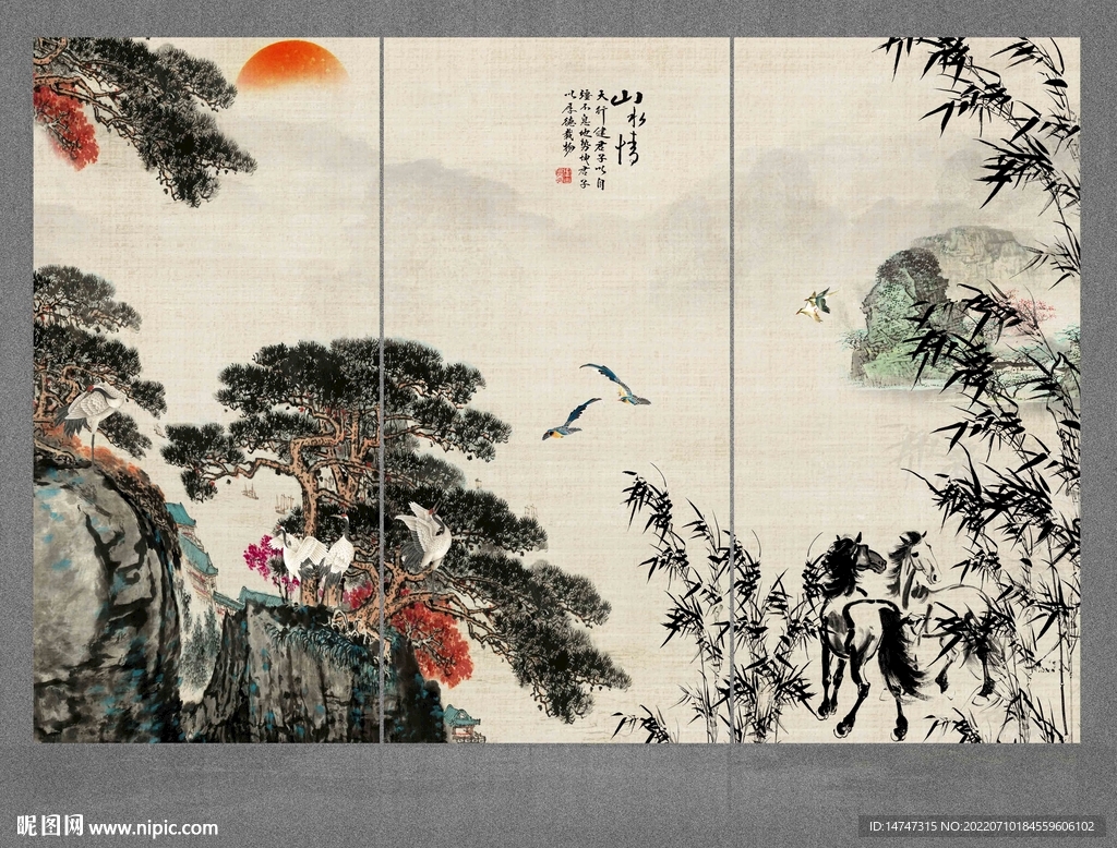 松鹤图