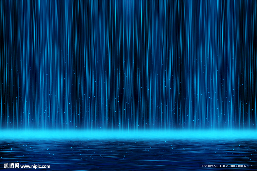 流水生财高清瀑布