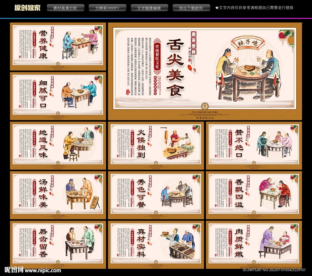 辣子鸡文化展板