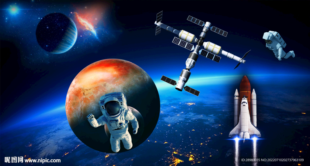 宇宙太空宇航员