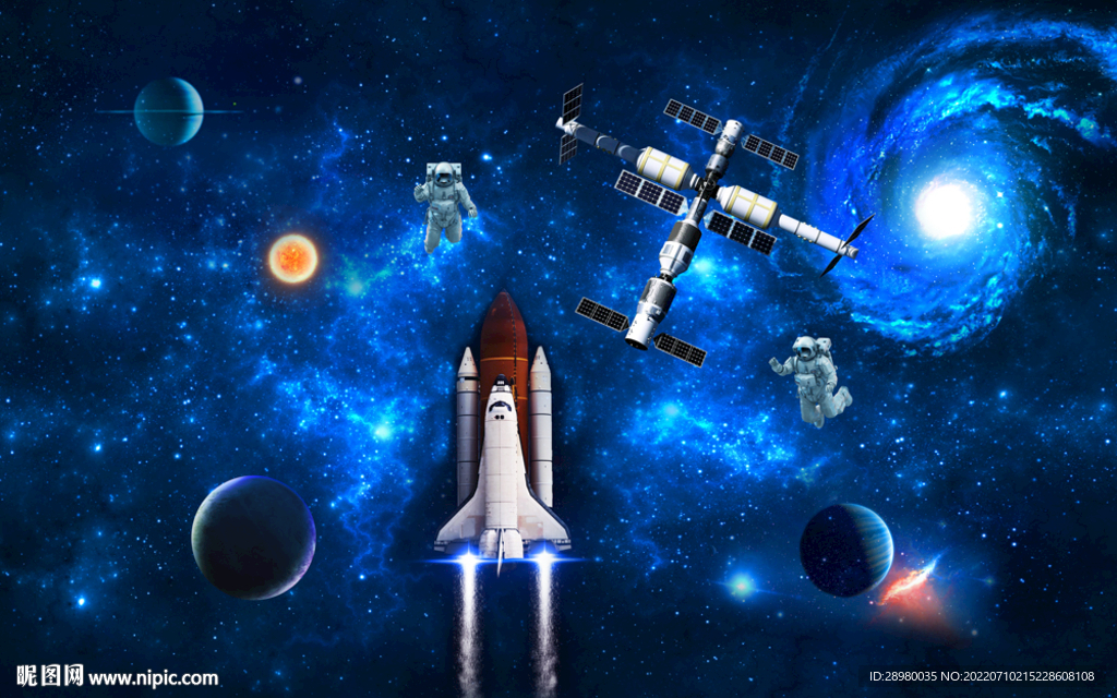 宇宙太空宇航员