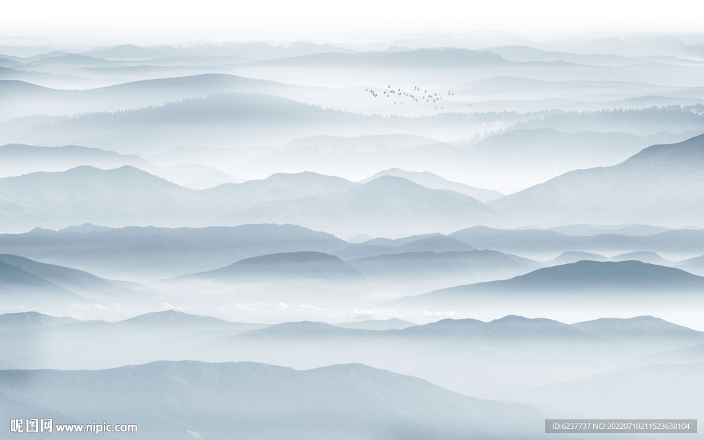 水墨山水画