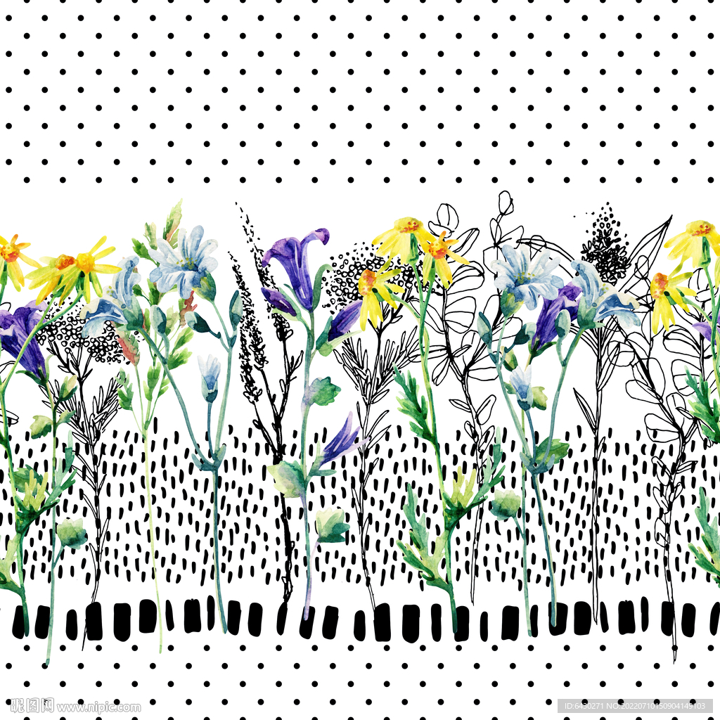 花卉图案印花设计