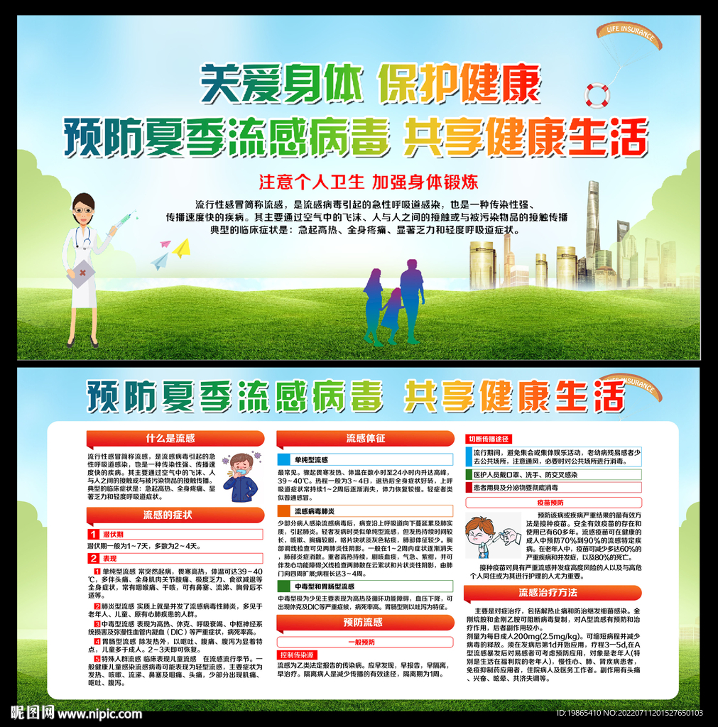 预防流感宣传栏