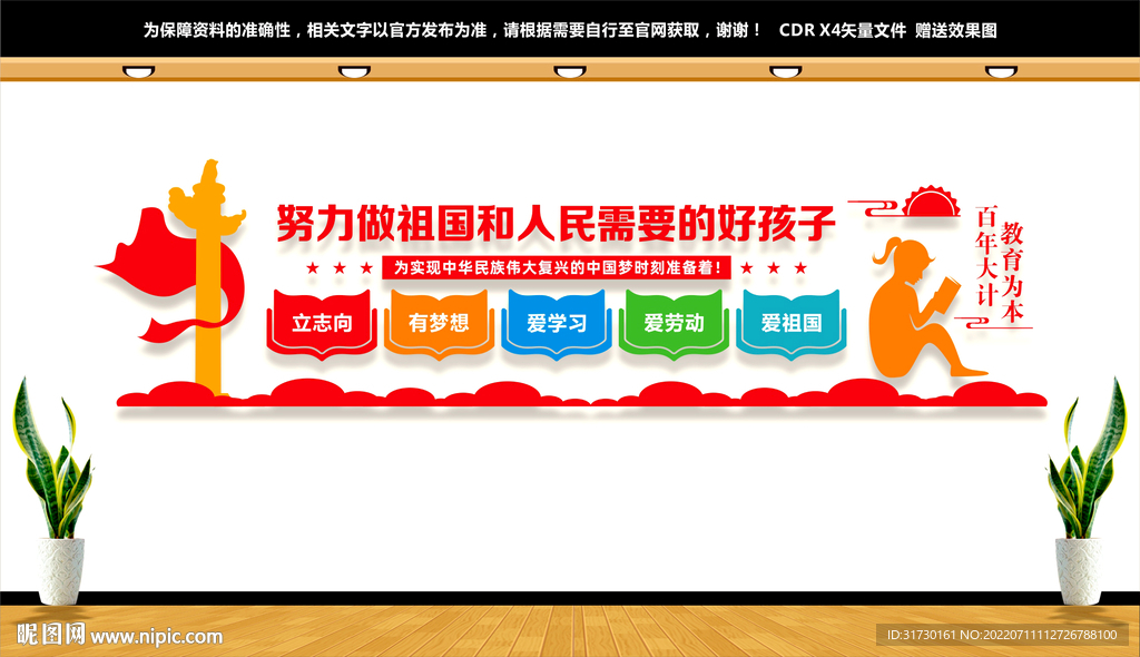 努力做祖国和人民需要的好孩子