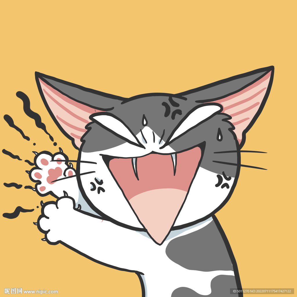 可爱的猫咪PSD分层文件