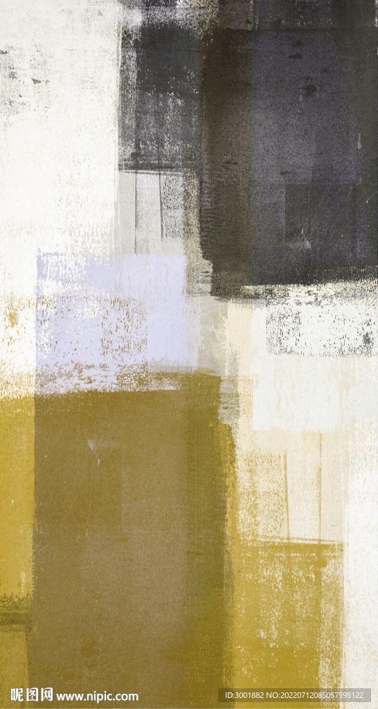 轻奢装饰画 抽象油画 彩绘