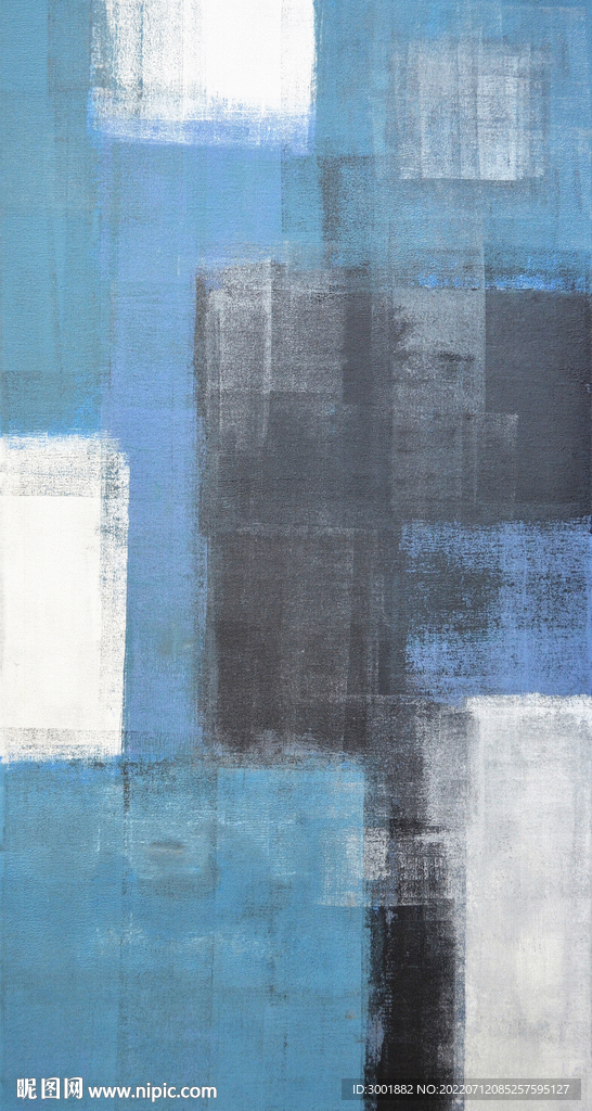 轻奢装饰画 抽象油画 彩绘