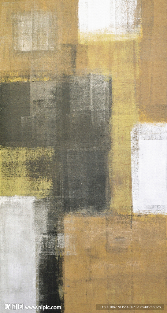 轻奢装饰画 抽象油画 彩绘