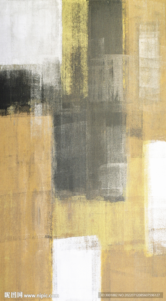 轻奢装饰画 抽象油画 彩绘