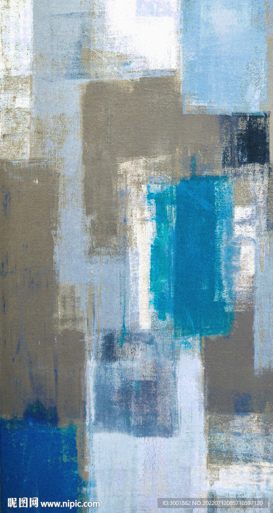 轻奢装饰画 抽象油画 彩绘