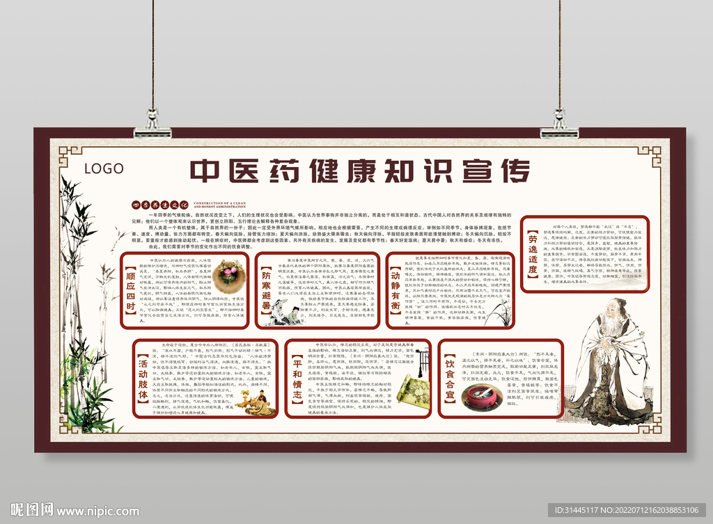 中医药展板